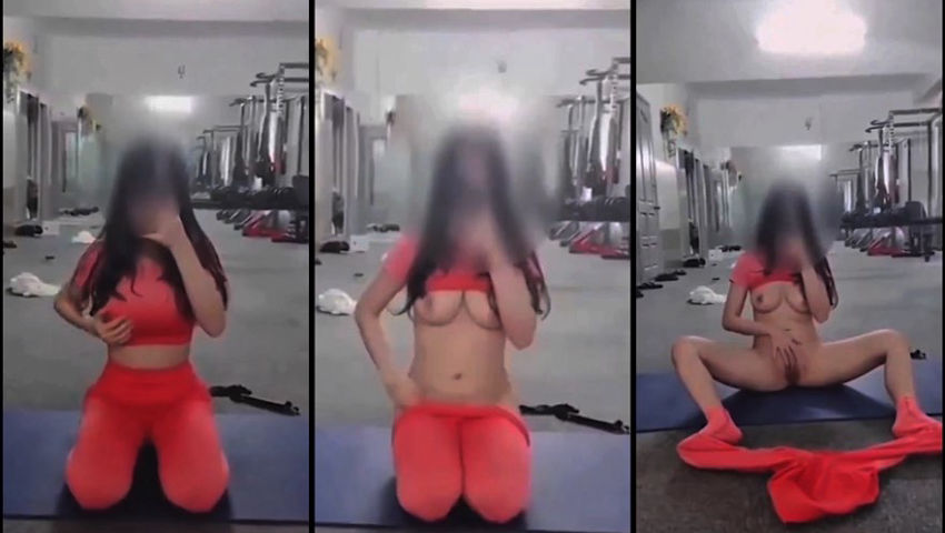 GenZ nứng bím public siêu bạo . Cỡi đồ thủ dâm ngay tại phòng gym lúc cuối giờ . Đang móc có anh 6 múi nào vào xong