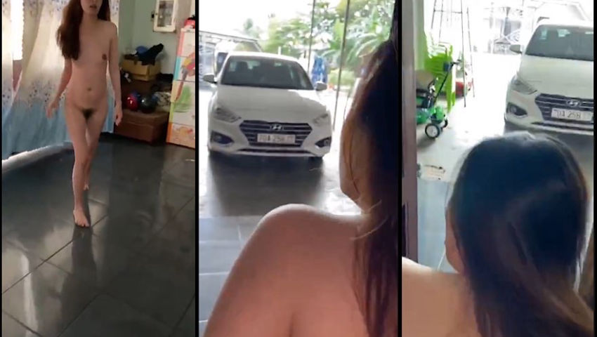 Public mở toang cửa nhà địt nhau cho hàng xóm xem . Vợ chồng đồng lòng dâm dục thì cả xóm có phim xem đều